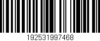 Código de barras (EAN, GTIN, SKU, ISBN): '192531997468'