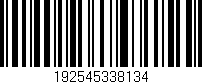 Código de barras (EAN, GTIN, SKU, ISBN): '192545338134'