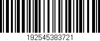 Código de barras (EAN, GTIN, SKU, ISBN): '192545383721'