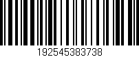 Código de barras (EAN, GTIN, SKU, ISBN): '192545383738'