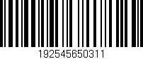 Código de barras (EAN, GTIN, SKU, ISBN): '192545650311'