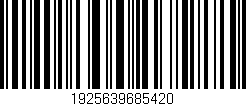 Código de barras (EAN, GTIN, SKU, ISBN): '1925639685420'
