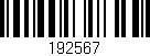 Código de barras (EAN, GTIN, SKU, ISBN): '192567'