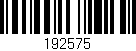 Código de barras (EAN, GTIN, SKU, ISBN): '192575'