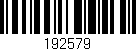 Código de barras (EAN, GTIN, SKU, ISBN): '192579'