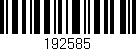 Código de barras (EAN, GTIN, SKU, ISBN): '192585'