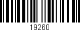 Código de barras (EAN, GTIN, SKU, ISBN): '19260'