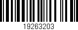 Código de barras (EAN, GTIN, SKU, ISBN): '19263203'