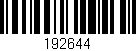 Código de barras (EAN, GTIN, SKU, ISBN): '192644'