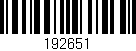 Código de barras (EAN, GTIN, SKU, ISBN): '192651'