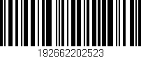 Código de barras (EAN, GTIN, SKU, ISBN): '192662202523'