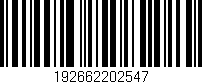 Código de barras (EAN, GTIN, SKU, ISBN): '192662202547'
