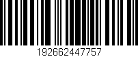 Código de barras (EAN, GTIN, SKU, ISBN): '192662447757'