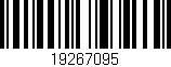 Código de barras (EAN, GTIN, SKU, ISBN): '19267095'