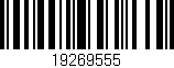 Código de barras (EAN, GTIN, SKU, ISBN): '19269555'
