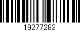 Código de barras (EAN, GTIN, SKU, ISBN): '19277283'
