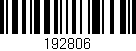Código de barras (EAN, GTIN, SKU, ISBN): '192806'