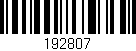 Código de barras (EAN, GTIN, SKU, ISBN): '192807'