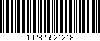 Código de barras (EAN, GTIN, SKU, ISBN): '192825521218'