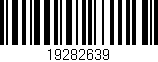Código de barras (EAN, GTIN, SKU, ISBN): '19282639'