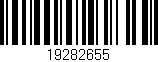 Código de barras (EAN, GTIN, SKU, ISBN): '19282655'