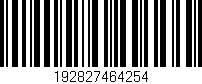 Código de barras (EAN, GTIN, SKU, ISBN): '192827464254'