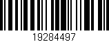 Código de barras (EAN, GTIN, SKU, ISBN): '19284497'