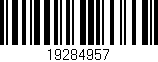Código de barras (EAN, GTIN, SKU, ISBN): '19284957'
