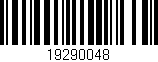 Código de barras (EAN, GTIN, SKU, ISBN): '19290048'