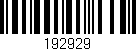 Código de barras (EAN, GTIN, SKU, ISBN): '192929'
