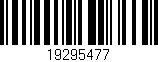 Código de barras (EAN, GTIN, SKU, ISBN): '19295477'