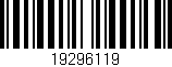 Código de barras (EAN, GTIN, SKU, ISBN): '19296119'