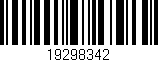 Código de barras (EAN, GTIN, SKU, ISBN): '19298342'