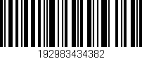 Código de barras (EAN, GTIN, SKU, ISBN): '192983434382'