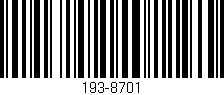 Código de barras (EAN, GTIN, SKU, ISBN): '193-8701'