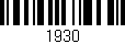 Código de barras (EAN, GTIN, SKU, ISBN): '1930'