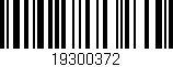 Código de barras (EAN, GTIN, SKU, ISBN): '19300372'