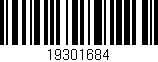Código de barras (EAN, GTIN, SKU, ISBN): '19301684'