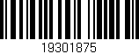 Código de barras (EAN, GTIN, SKU, ISBN): '19301875'