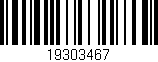 Código de barras (EAN, GTIN, SKU, ISBN): '19303467'