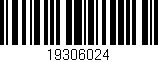 Código de barras (EAN, GTIN, SKU, ISBN): '19306024'
