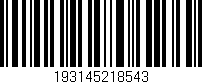 Código de barras (EAN, GTIN, SKU, ISBN): '193145218543'