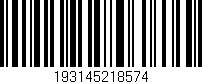 Código de barras (EAN, GTIN, SKU, ISBN): '193145218574'