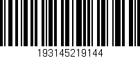 Código de barras (EAN, GTIN, SKU, ISBN): '193145219144'