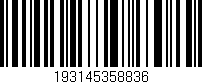 Código de barras (EAN, GTIN, SKU, ISBN): '193145358836'
