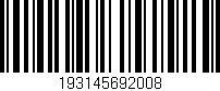 Código de barras (EAN, GTIN, SKU, ISBN): '193145692008'