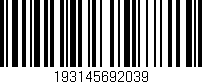 Código de barras (EAN, GTIN, SKU, ISBN): '193145692039'