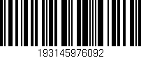 Código de barras (EAN, GTIN, SKU, ISBN): '193145976092'