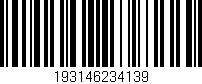 Código de barras (EAN, GTIN, SKU, ISBN): '193146234139'