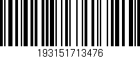 Código de barras (EAN, GTIN, SKU, ISBN): '193151713476'